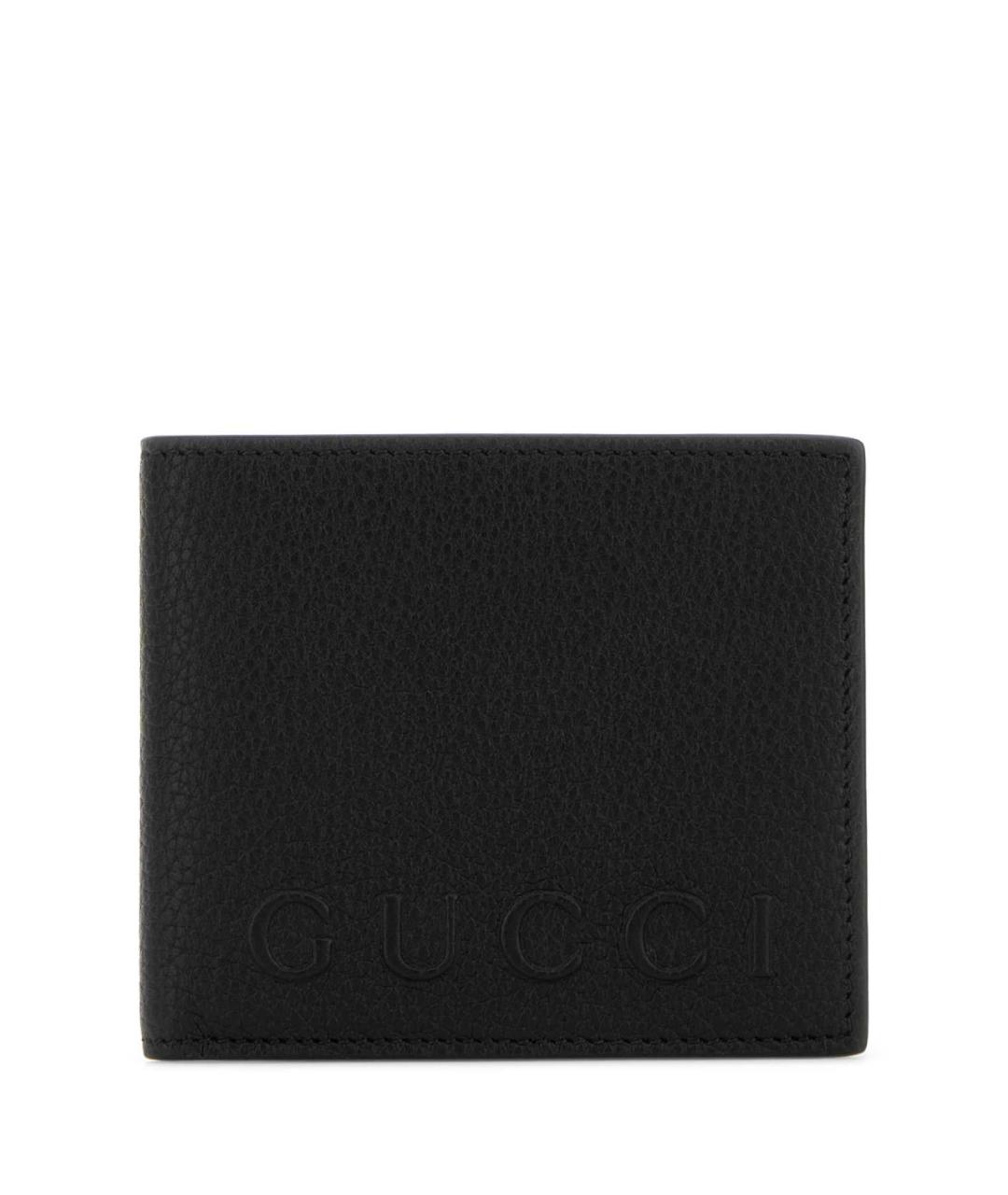 GUCCI Черный кожаный кошелек, фото 1