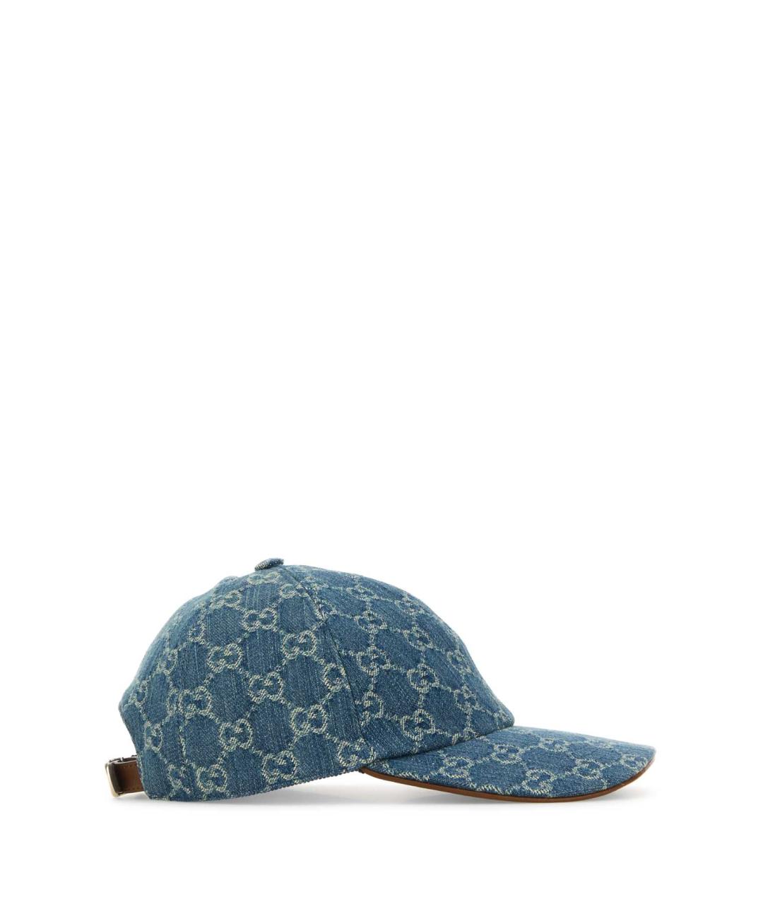 GUCCI Синяя хлопковая кепка, фото 2