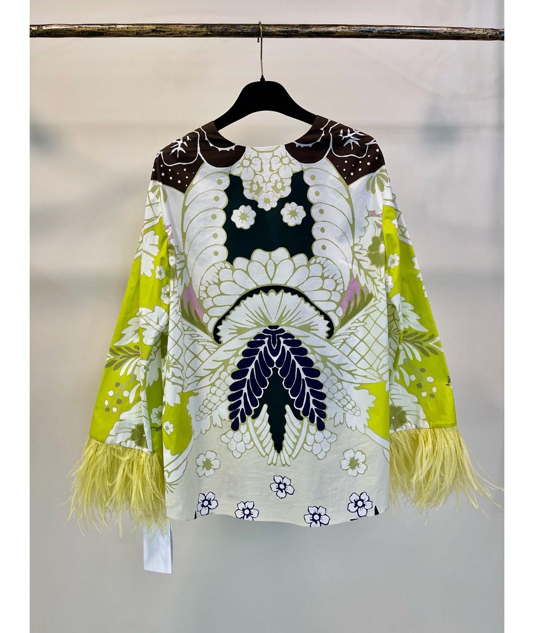 VALENTINO Мульти хлопковая блузы, фото 2