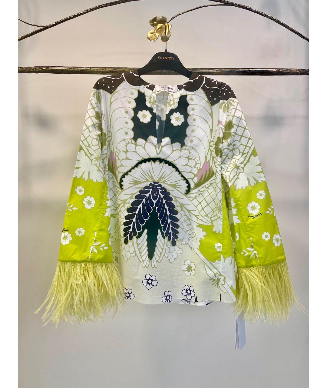 VALENTINO Мульти хлопковая блузы, фото 7