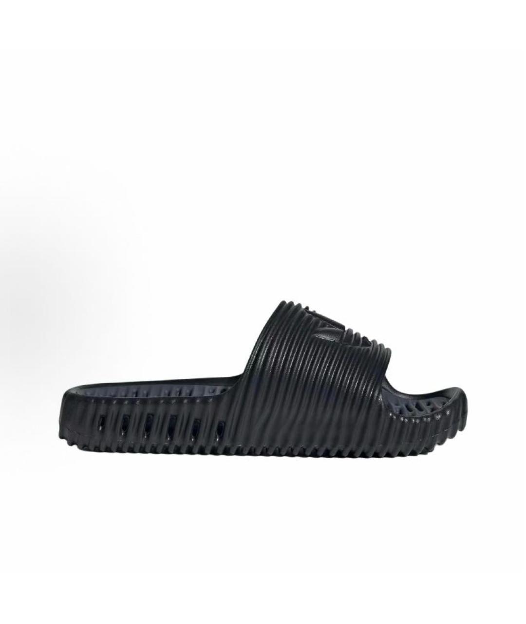 ADIDAS Черные резиновые шлепанцы, фото 8