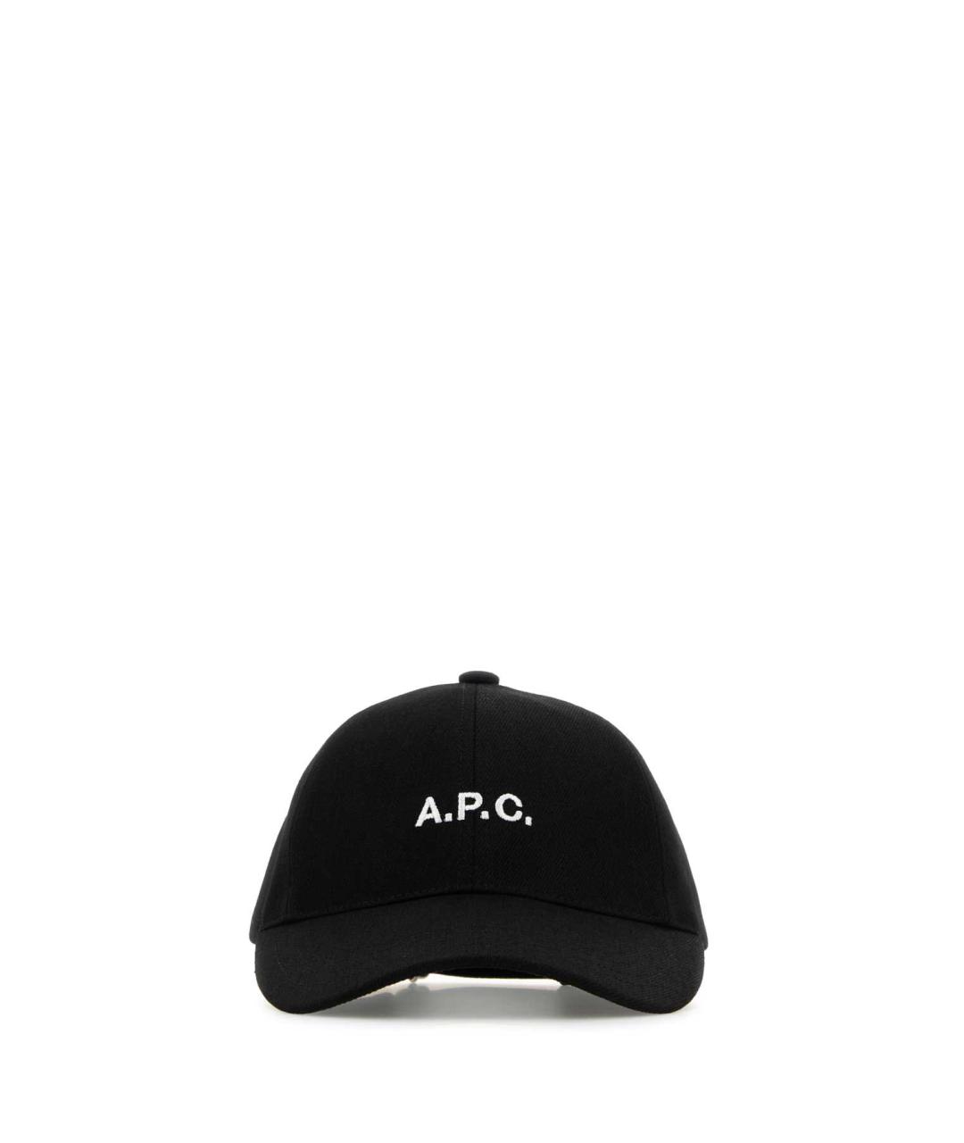 A.P.C. Черная хлопковая кепка/бейсболка, фото 1