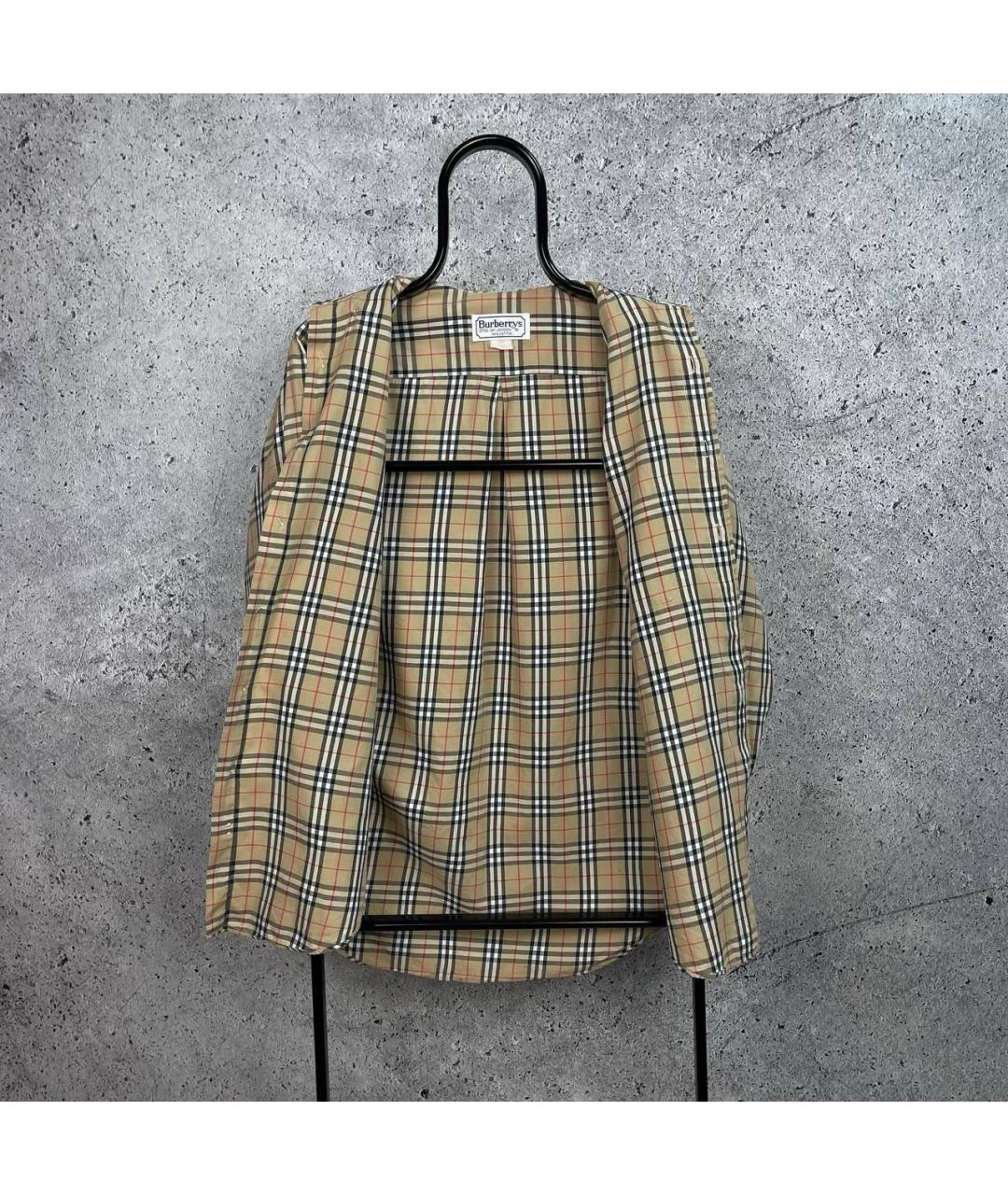 BURBERRY Бежевая кэжуал рубашка, фото 3