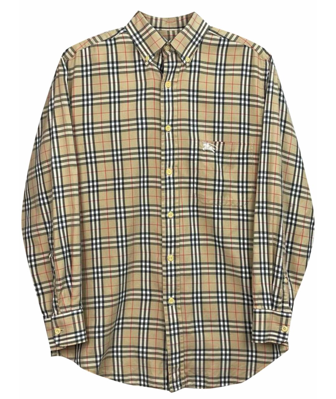 BURBERRY Бежевая кэжуал рубашка, фото 1