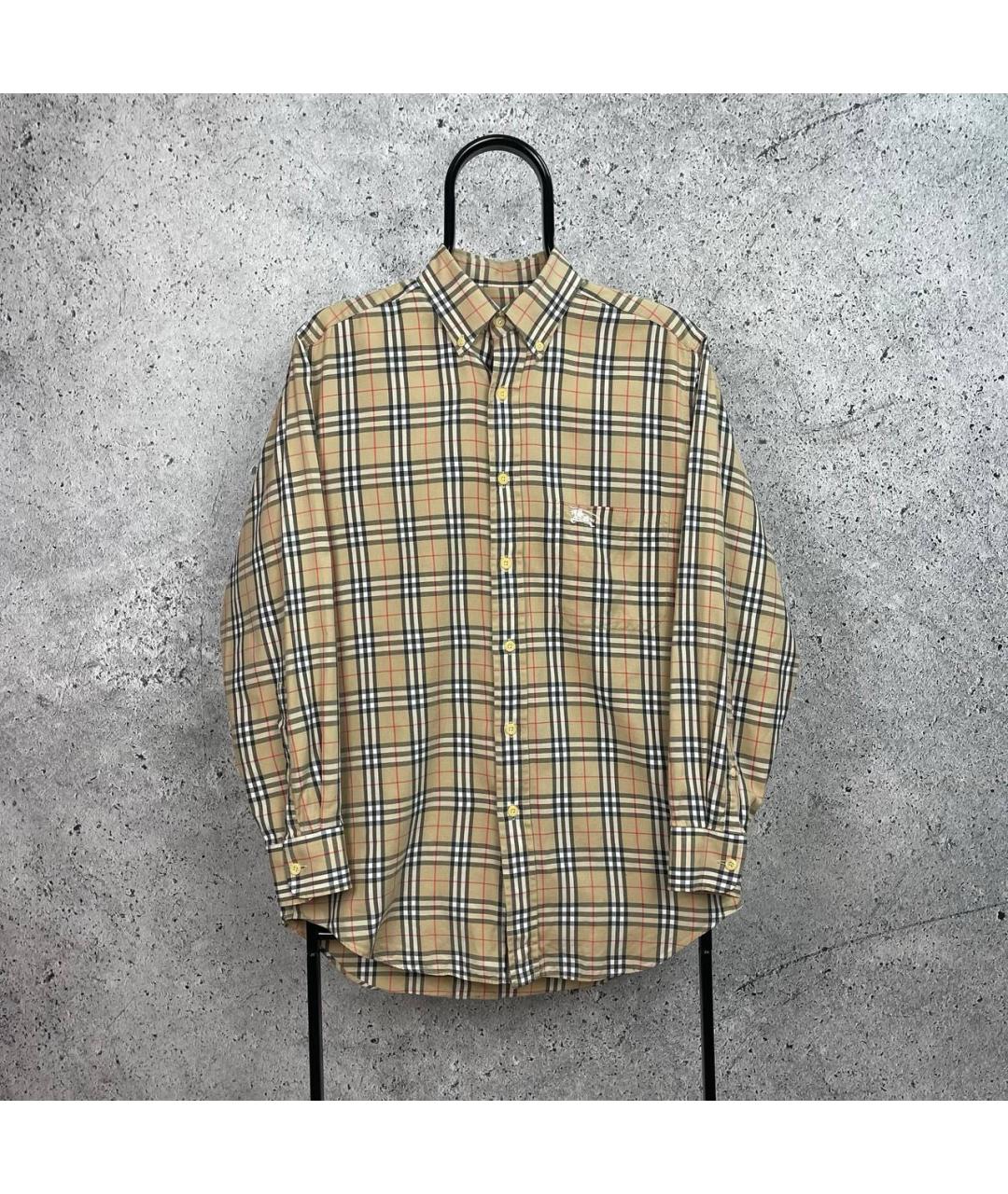 BURBERRY Бежевая кэжуал рубашка, фото 7
