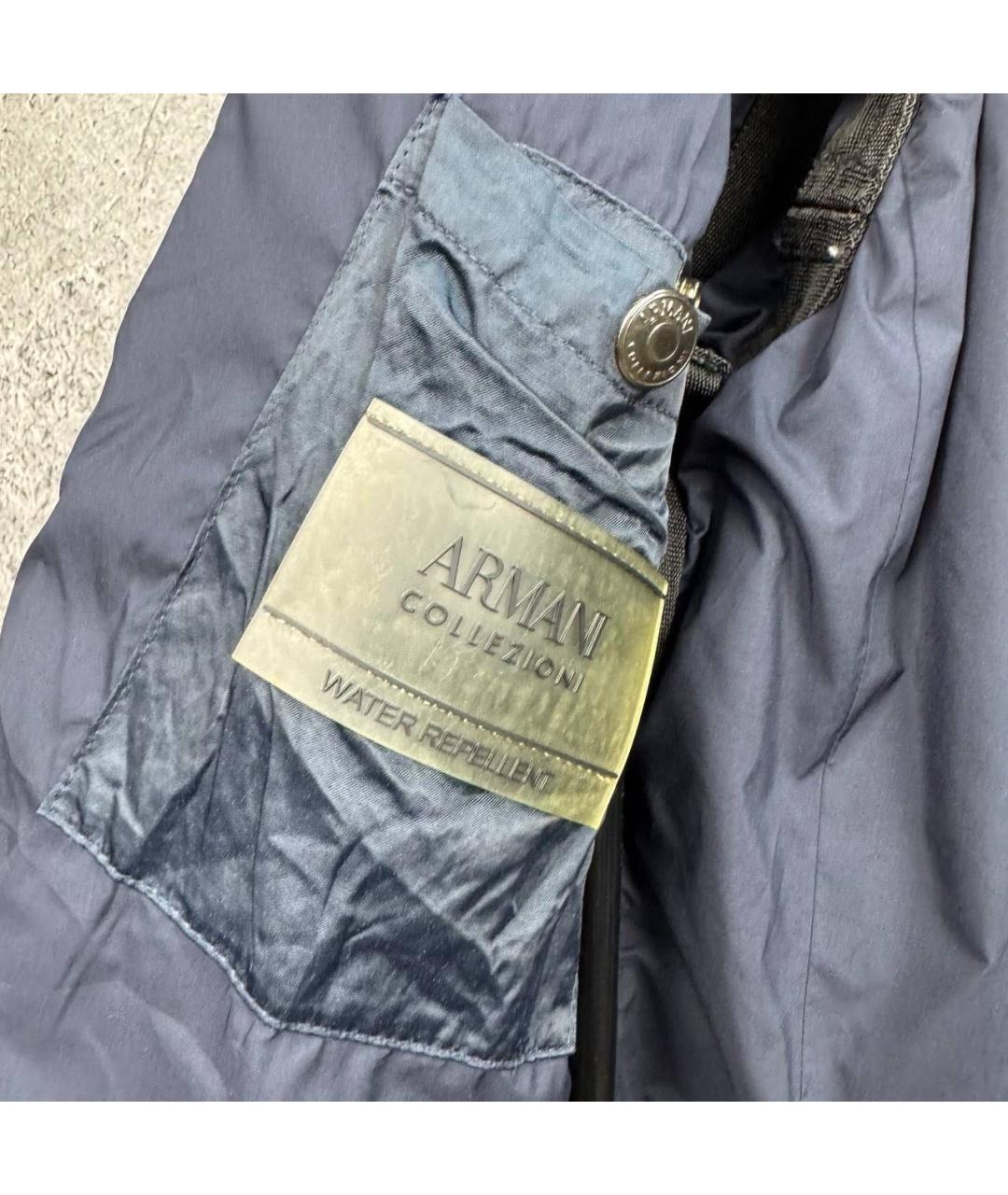ARMANI COLLEZIONI Темно-синяя куртка, фото 3