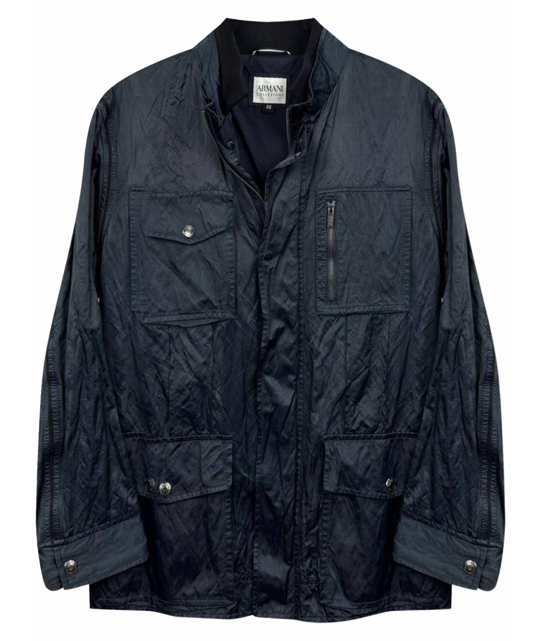 ARMANI COLLEZIONI Темно-синяя куртка, фото 1