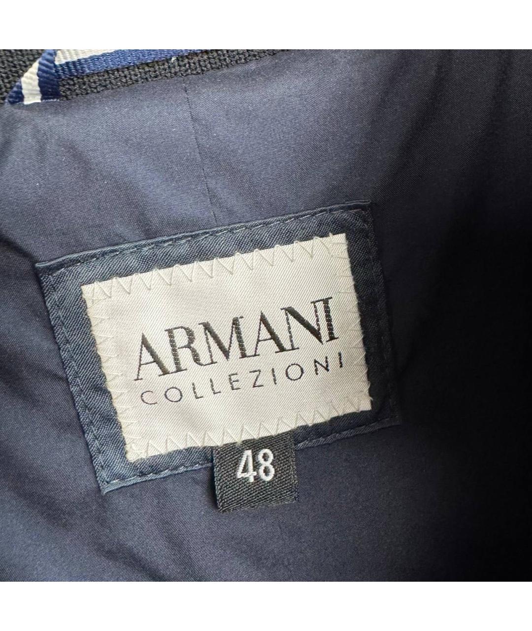 ARMANI COLLEZIONI Темно-синяя куртка, фото 5