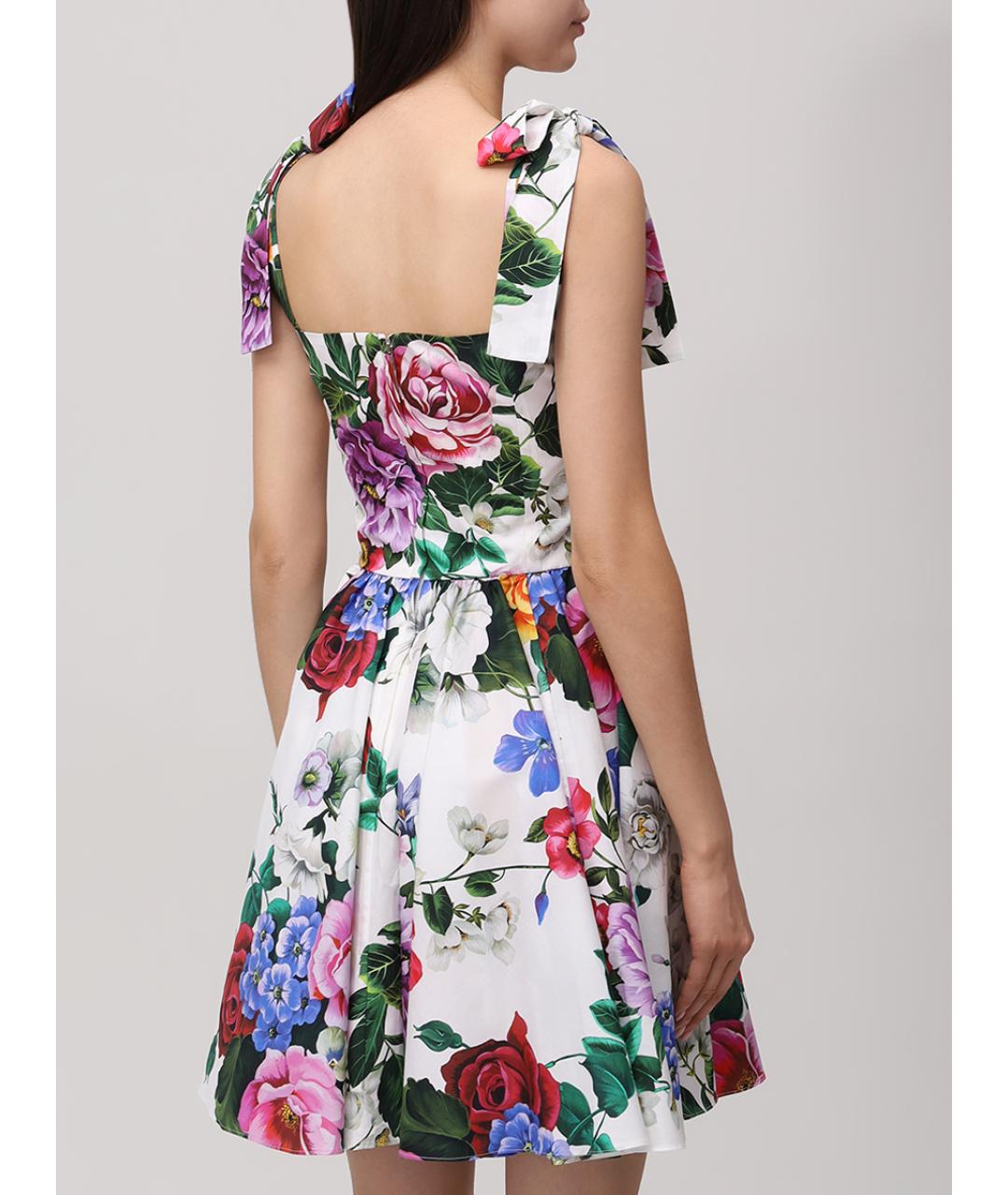 DOLCE&GABBANA Мульти хлопковый сарафан, фото 2