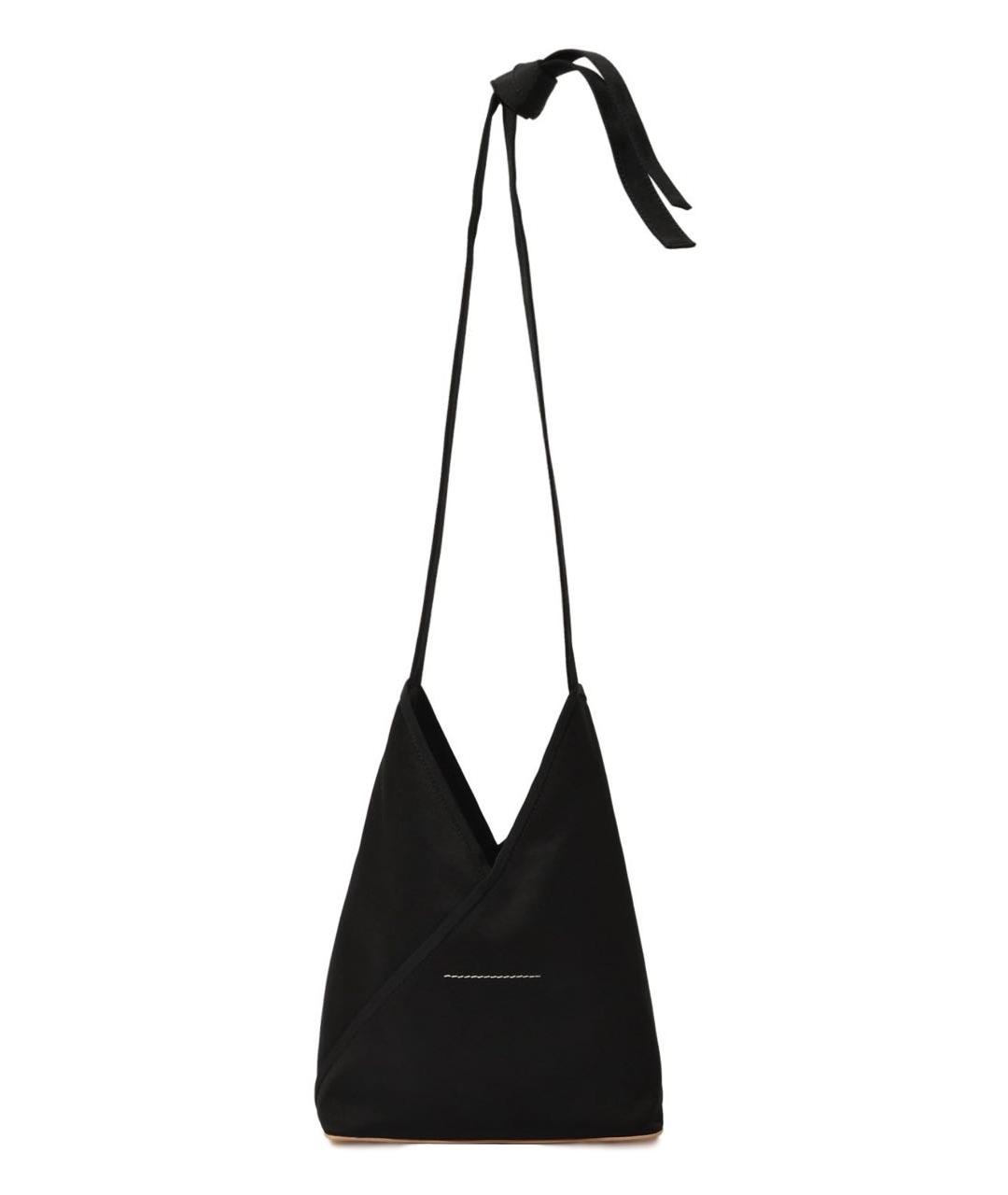 MM6 MAISON MARGIELA Черная тканевая сумка через плечо, фото 1