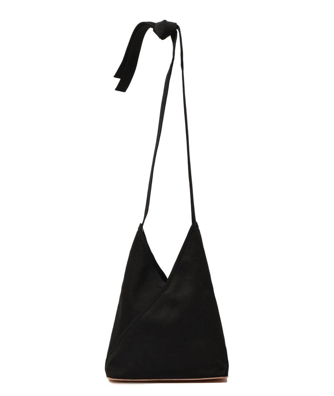 MM6 MAISON MARGIELA Черная тканевая сумка через плечо, фото 3