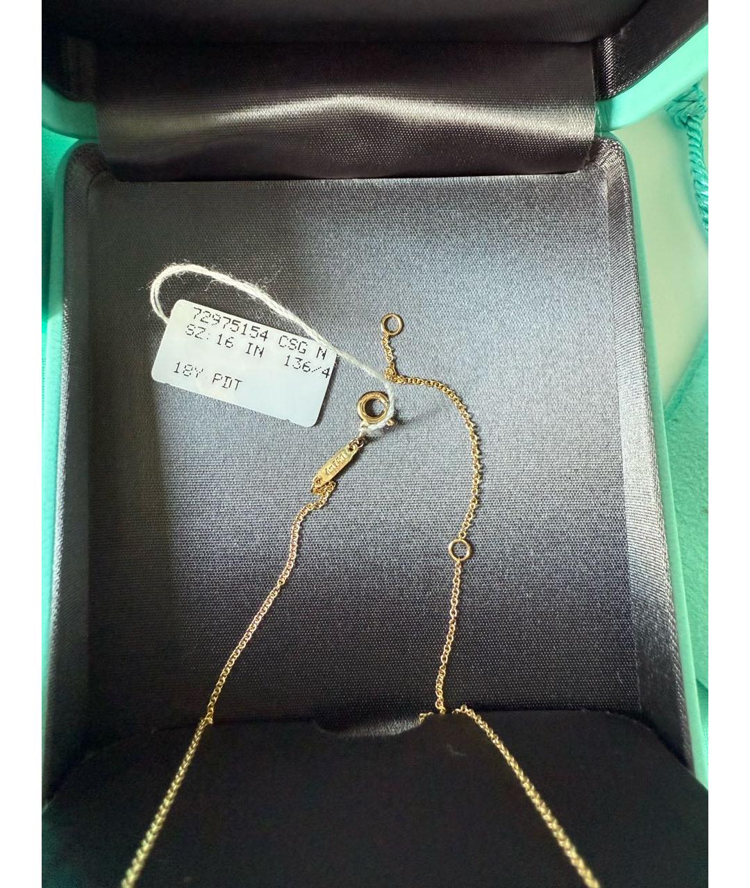 TIFFANY&CO Золотая подвеска из желтого золота, фото 5