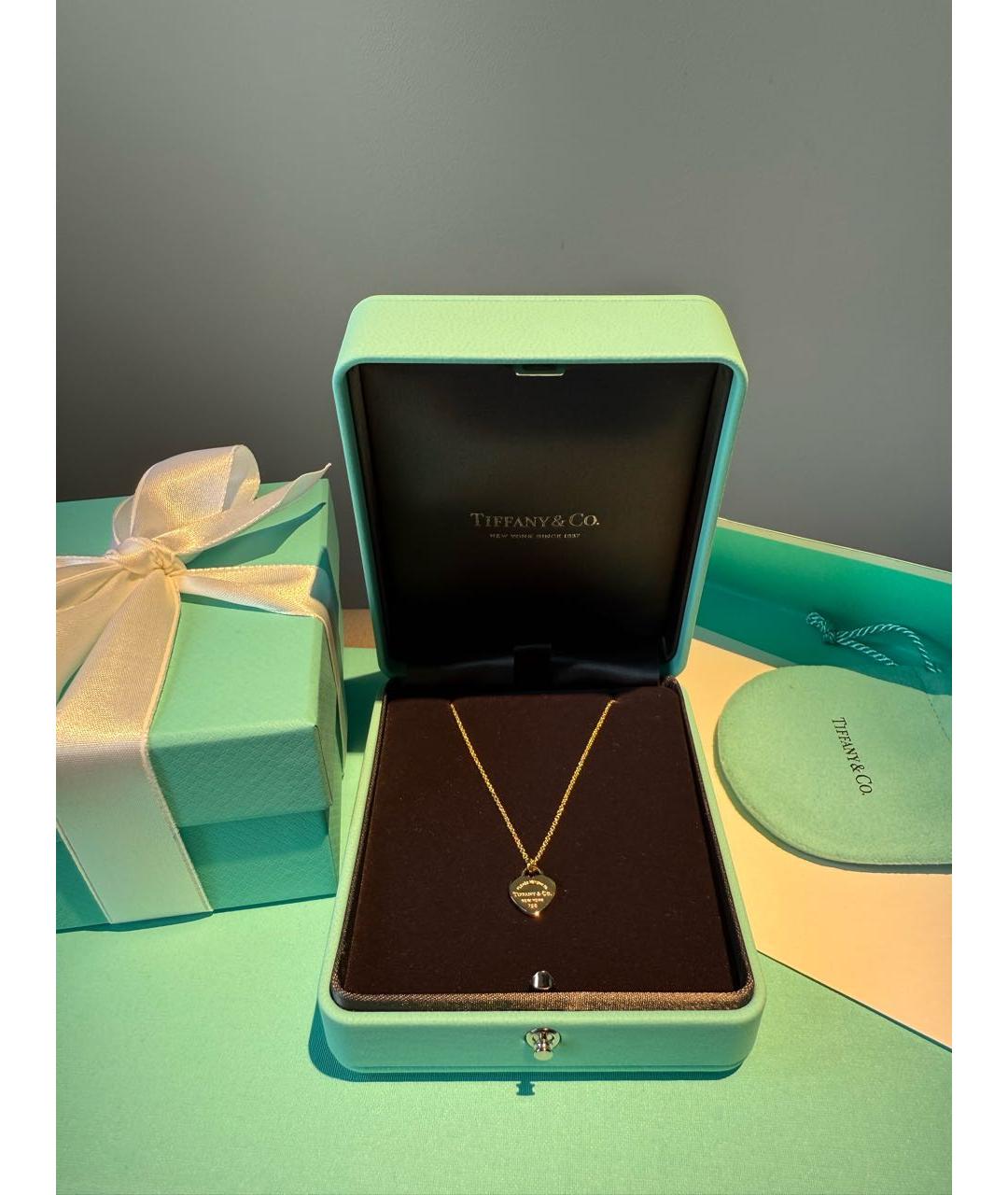 TIFFANY&CO Золотая подвеска из желтого золота, фото 2