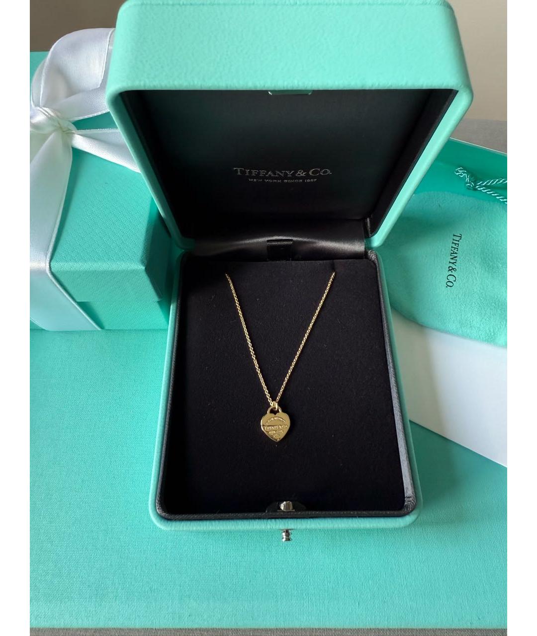 TIFFANY&CO Золотая подвеска из желтого золота, фото 3