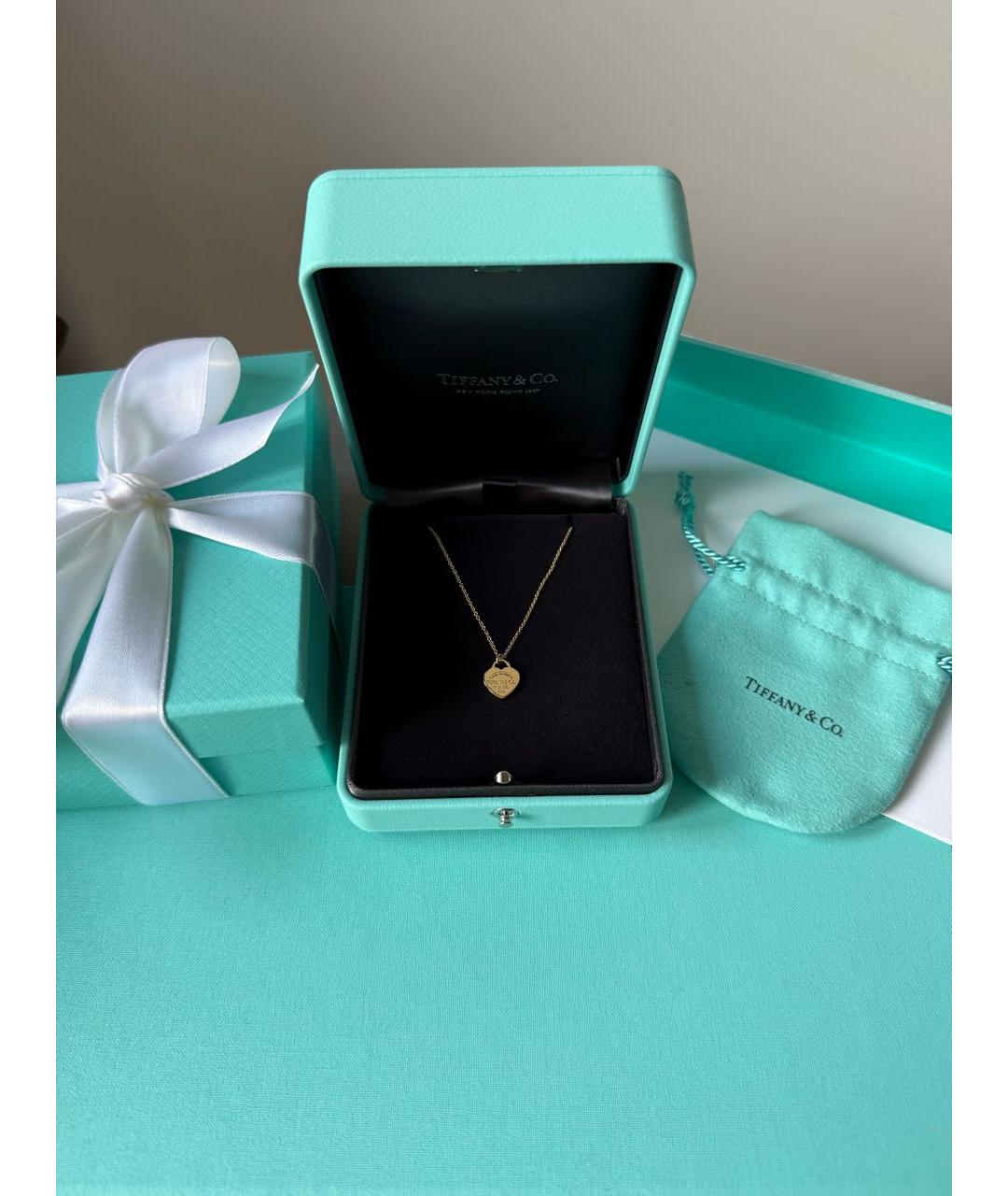 TIFFANY&CO Золотая подвеска из желтого золота, фото 6