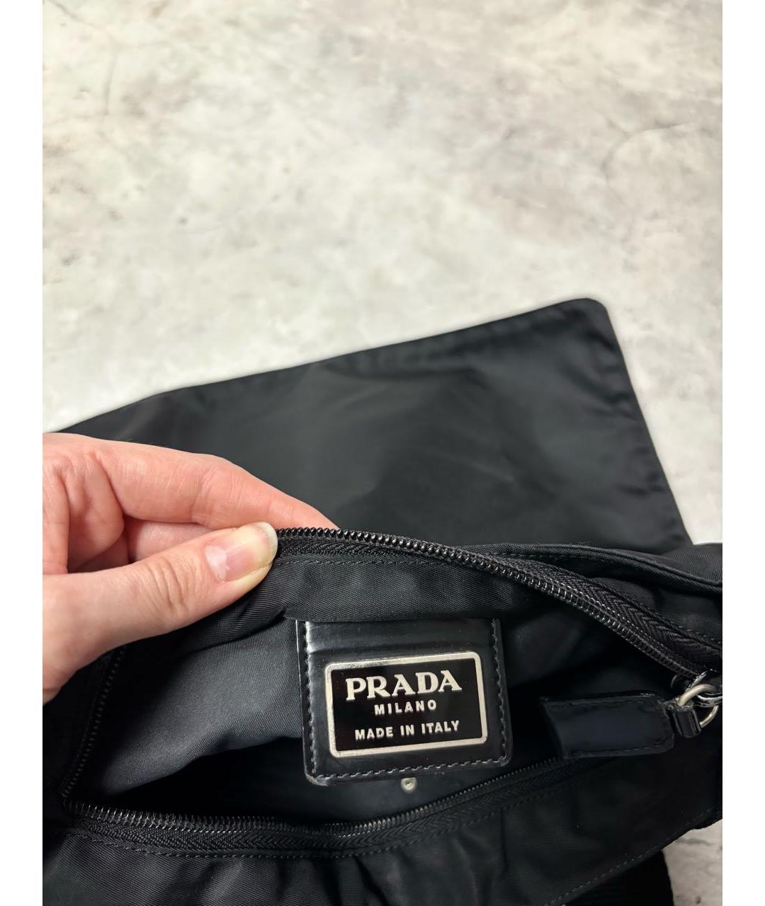 PRADA Черная сумка на плечо, фото 4