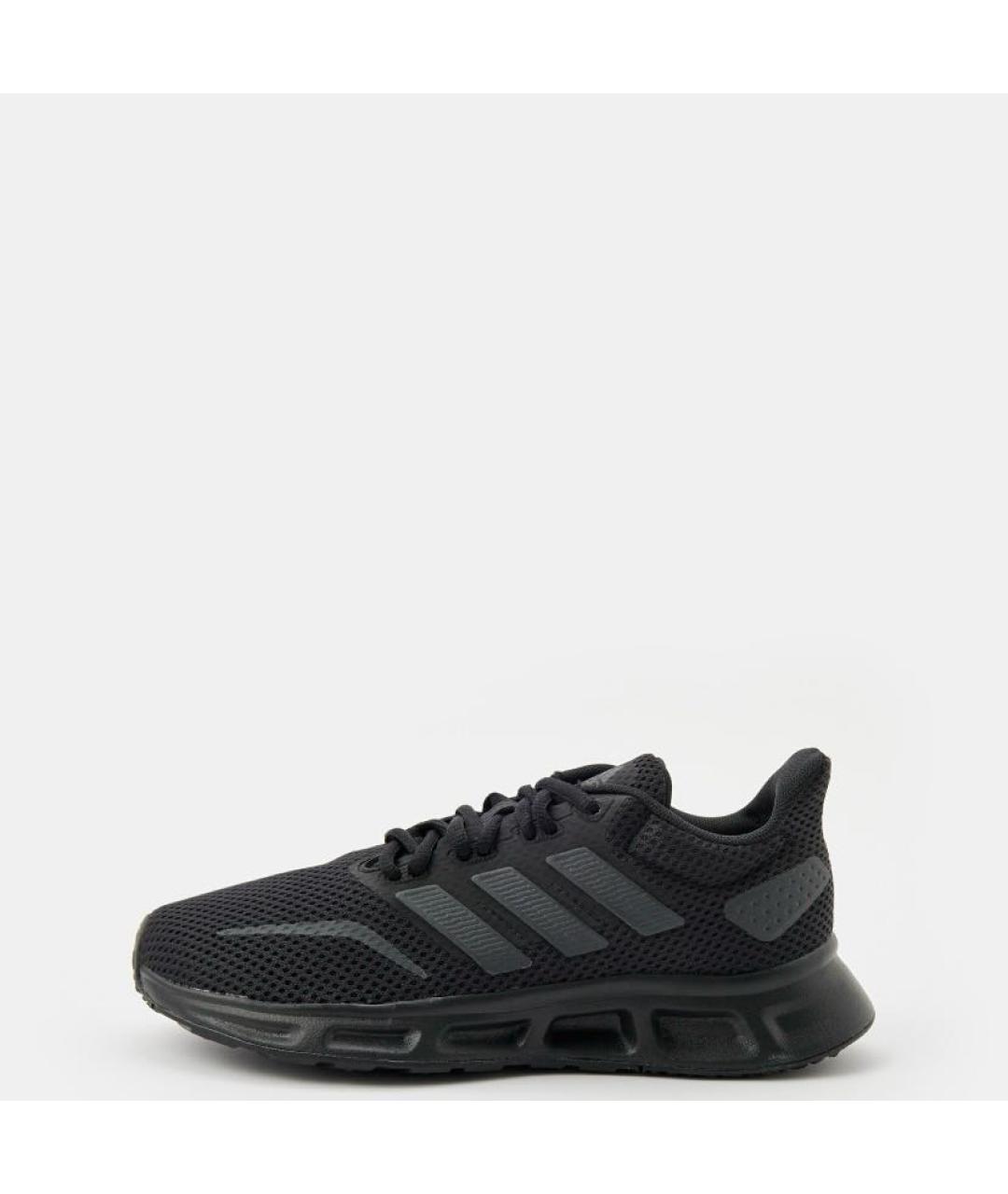 ADIDAS Черные текстильные низкие кроссовки / кеды, фото 2