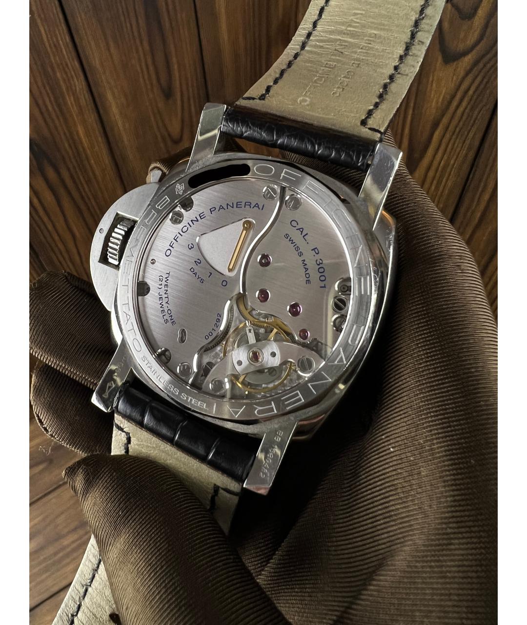 PANERAI Черные часы, фото 5