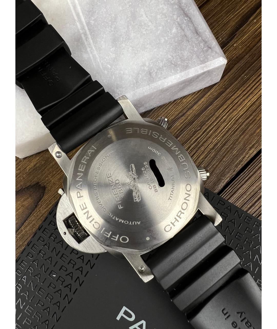 PANERAI Черные часы, фото 6