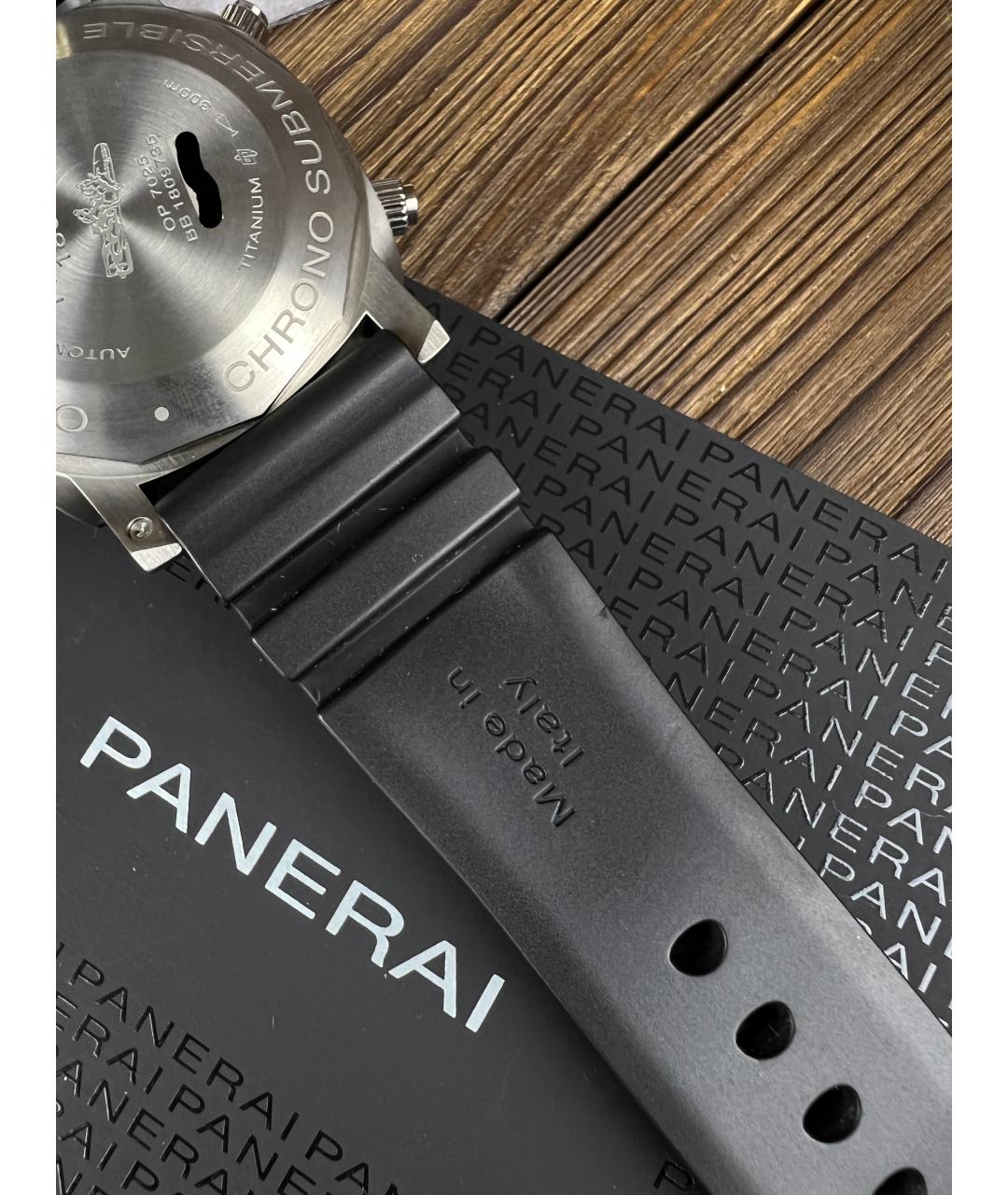 PANERAI Черные часы, фото 7