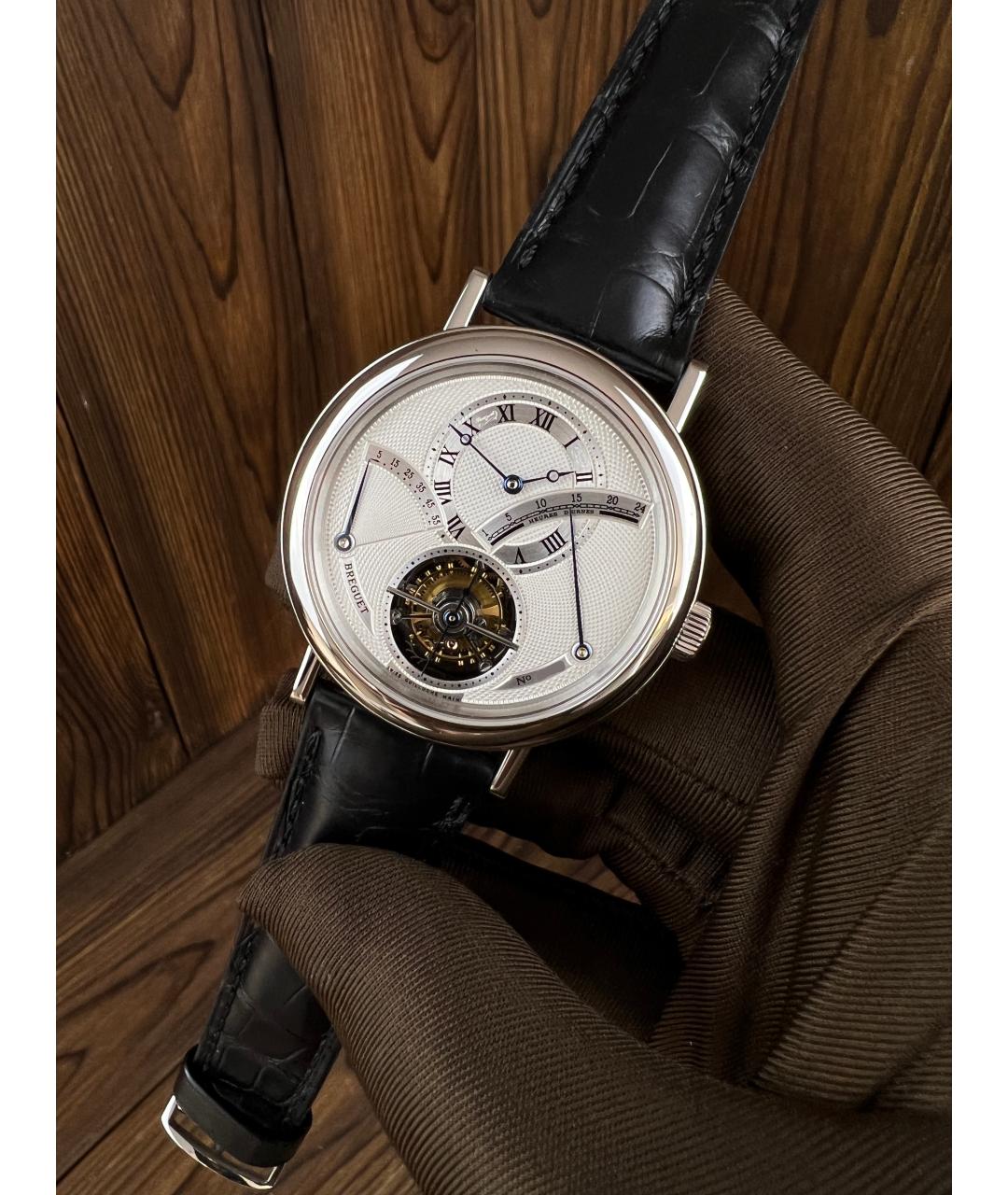 Breguet Серебряные платиновые часы, фото 2