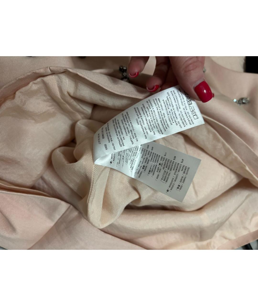 STELLA MCCARTNEY Розовое шелковое коктейльное платье, фото 4