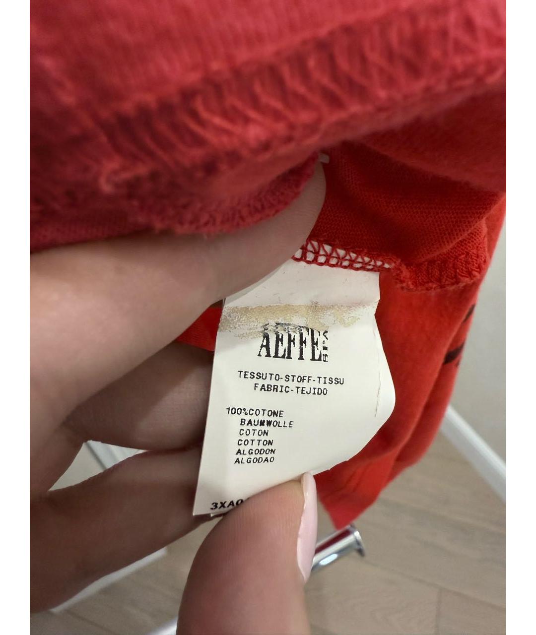 MOSCHINO Красная футболка, фото 5
