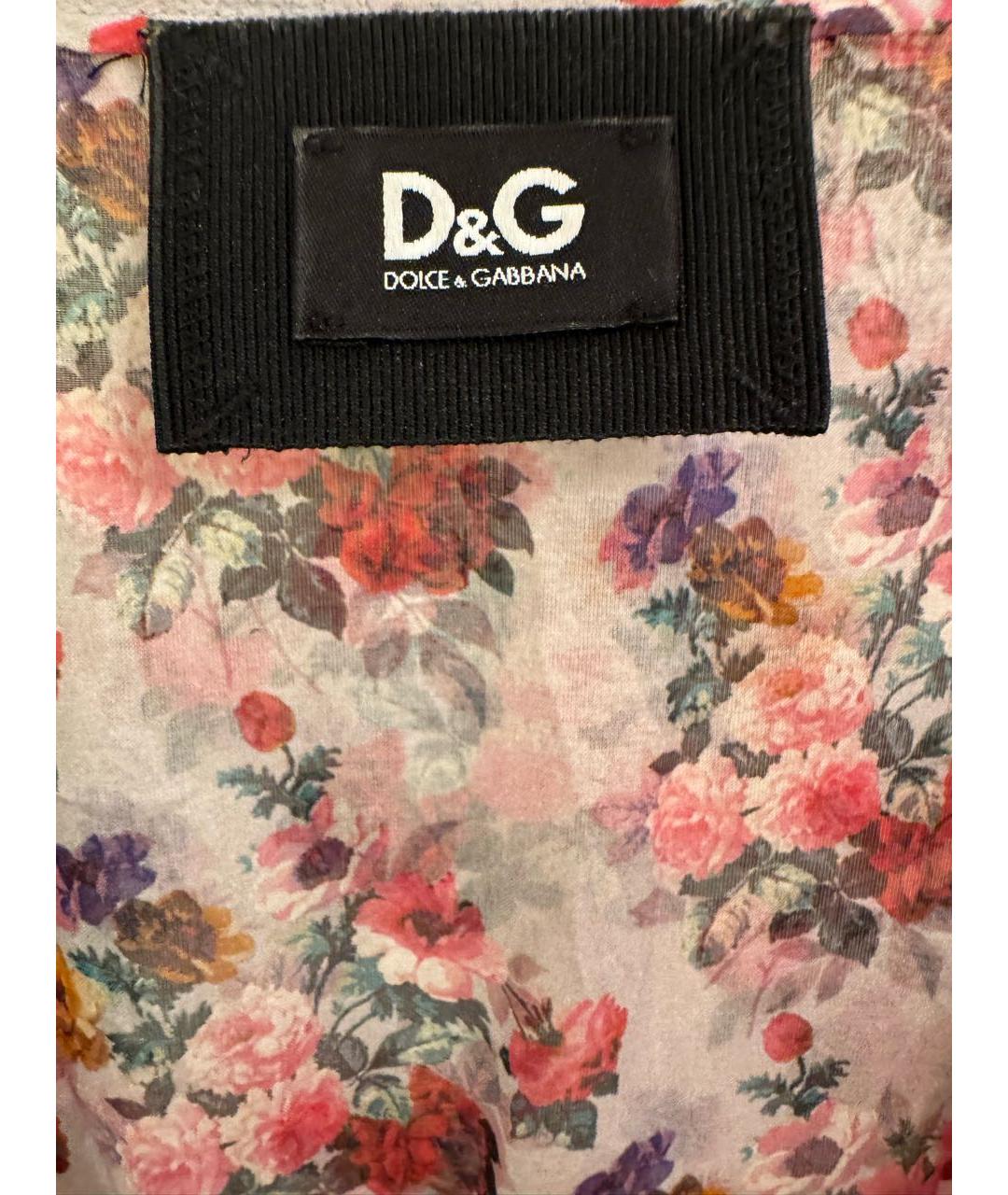 DOLCE&GABBANA Мульти шелковый сарафан, фото 3