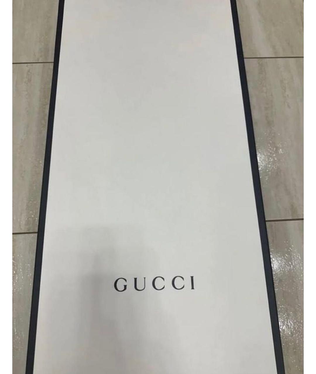 GUCCI Бежевые текстильные сапоги, фото 5