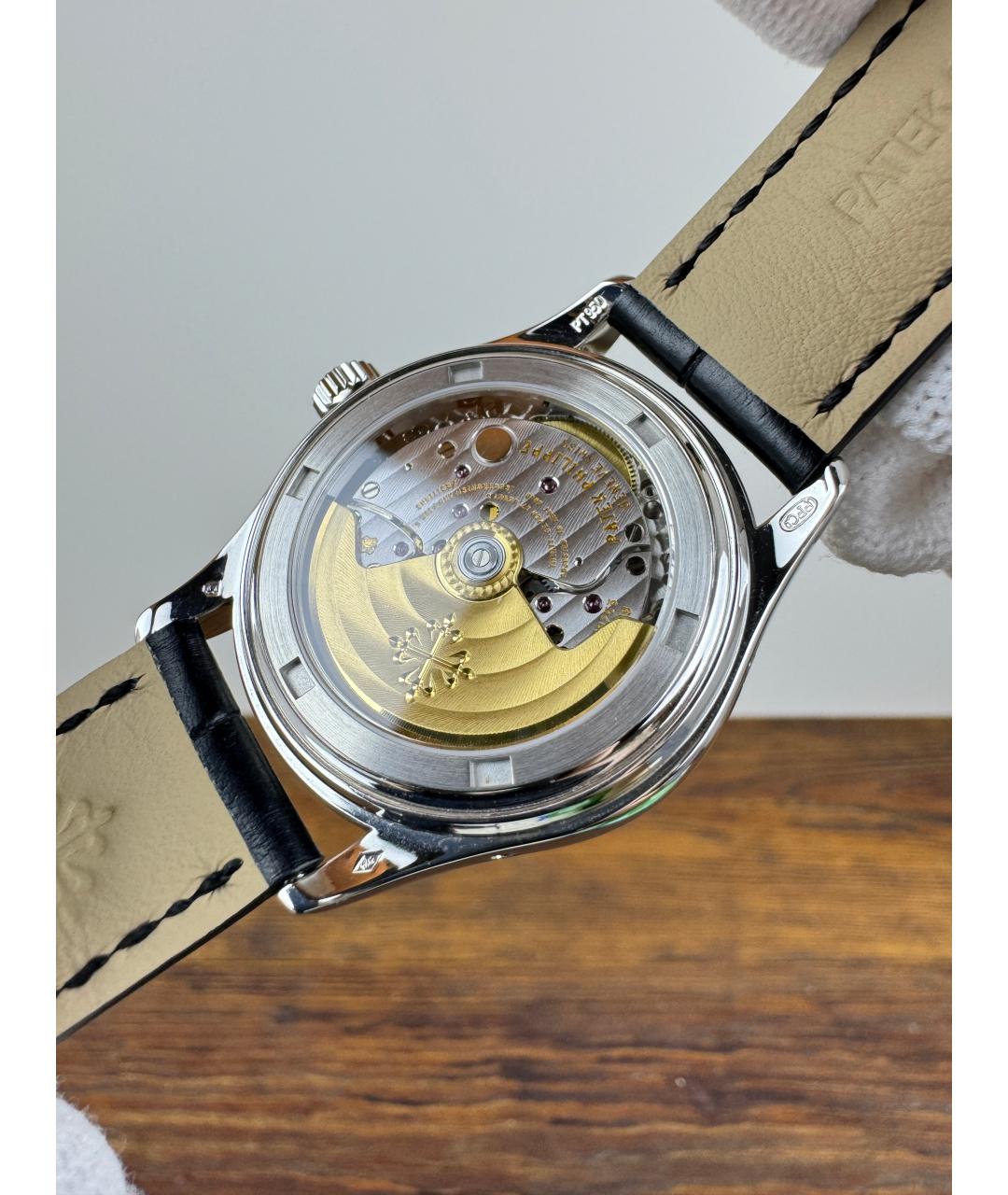 PATEK PHILIPPE Черные платиновые часы, фото 8