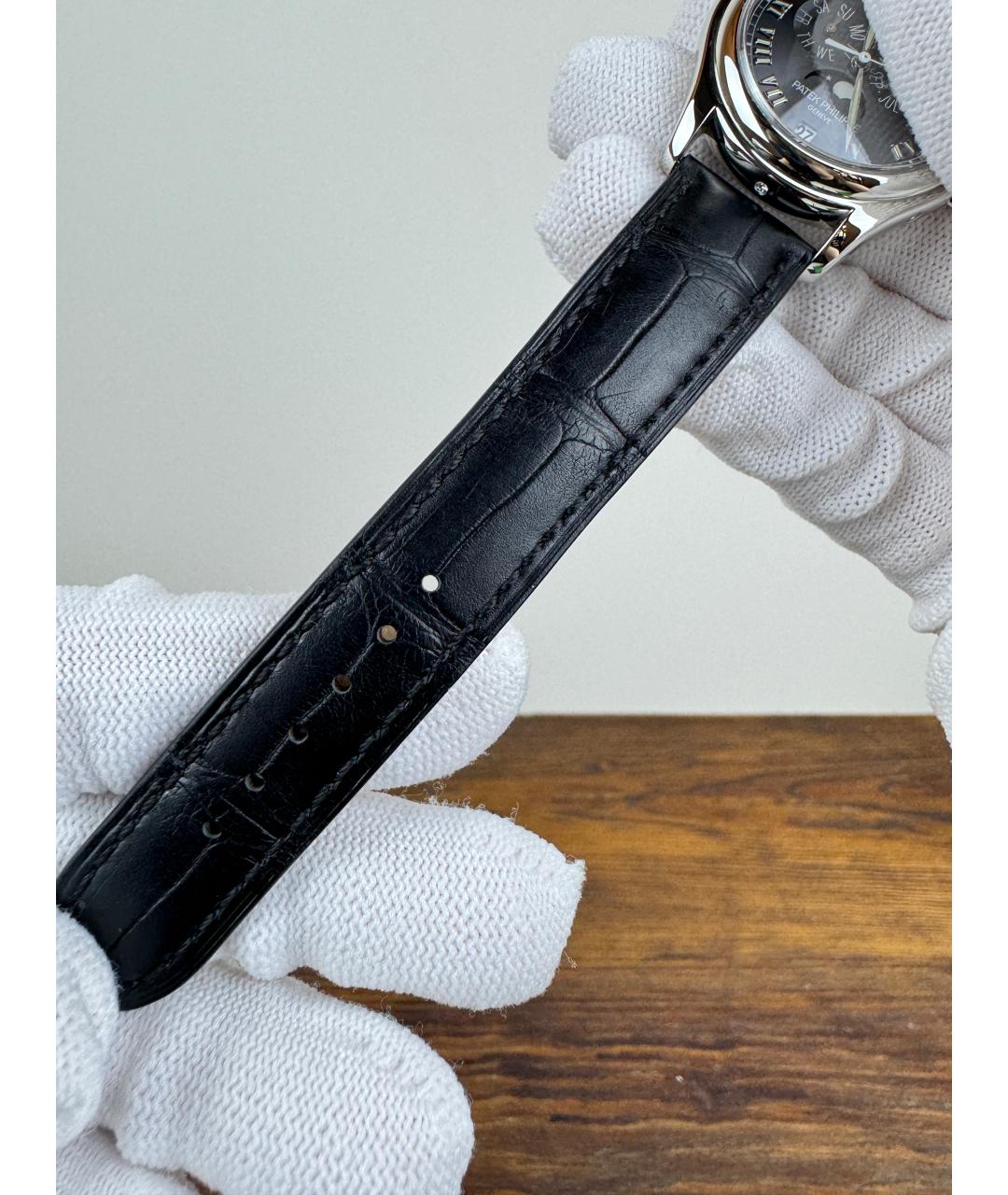PATEK PHILIPPE Черные платиновые часы, фото 7