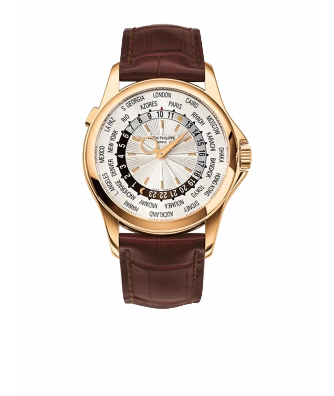 PATEK PHILIPPE Коричневые часы из розового золота, фото 1
