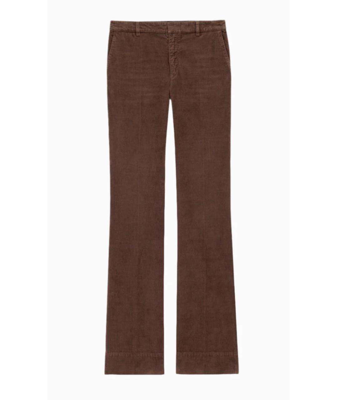 SAINT LAURENT Коричневые прямые джинсы, фото 6