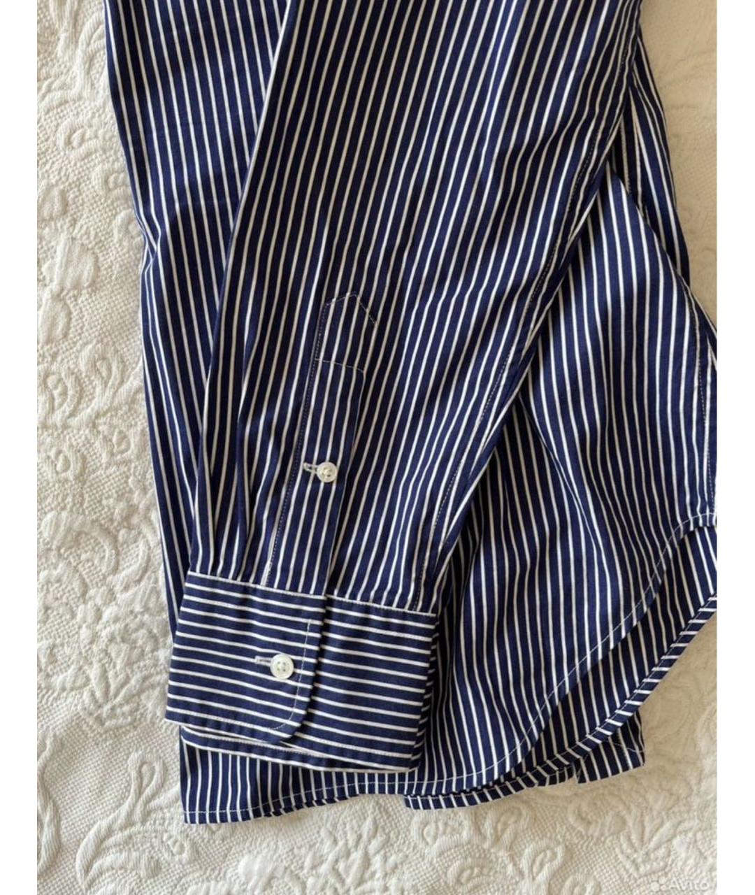 RALPH LAUREN Синяя хлопковая рубашка, фото 5