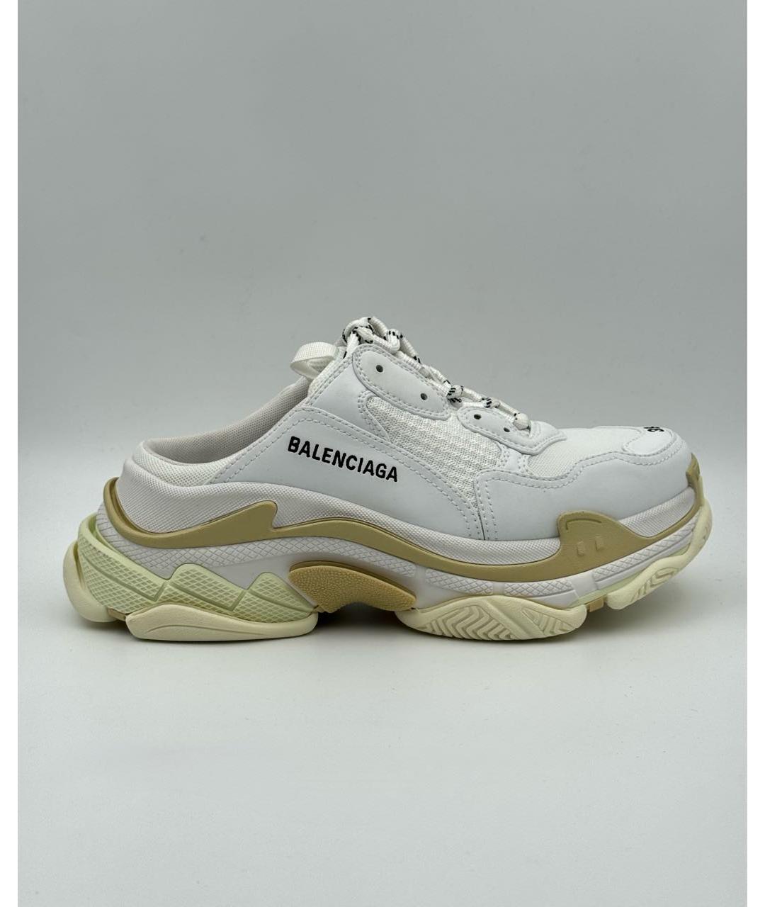 BALENCIAGA Белые мюли, фото 7