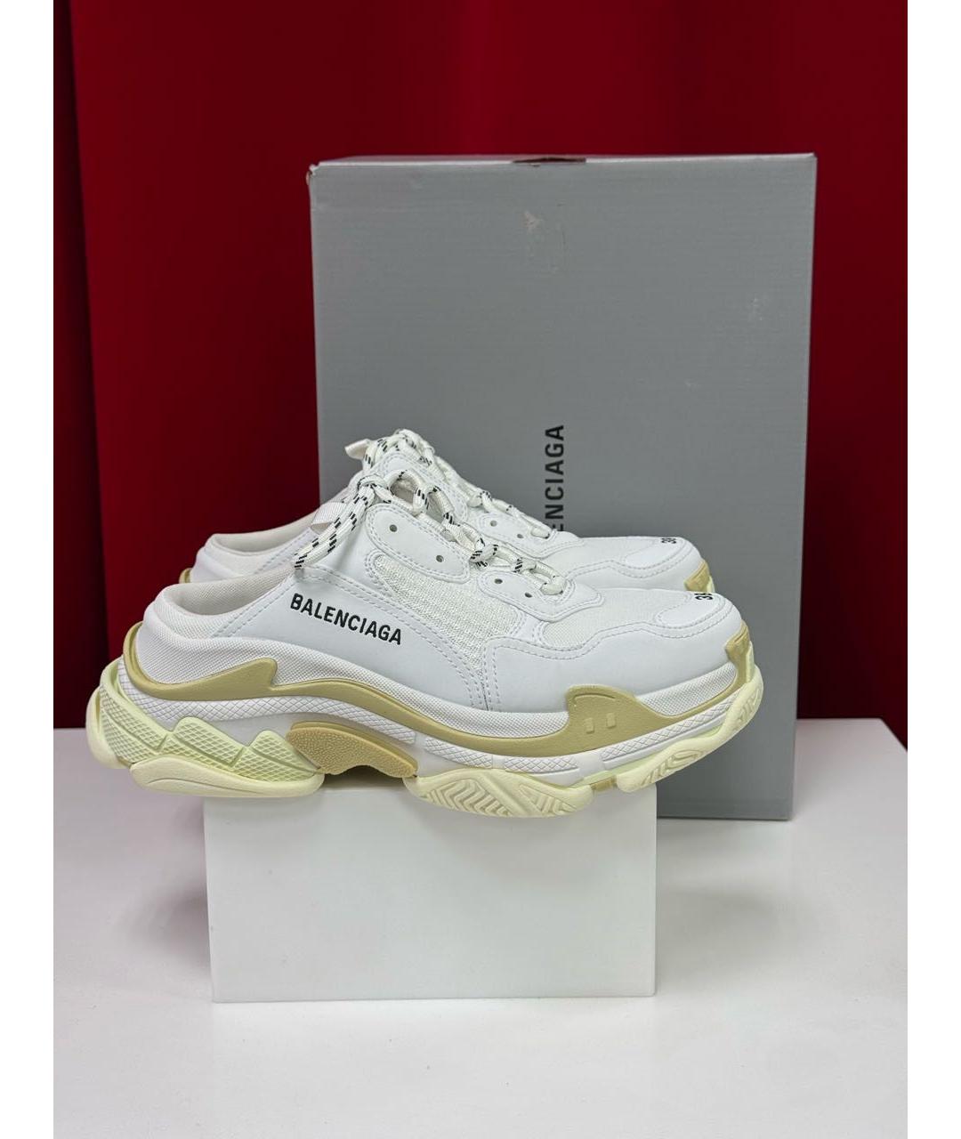 BALENCIAGA Белые мюли, фото 6