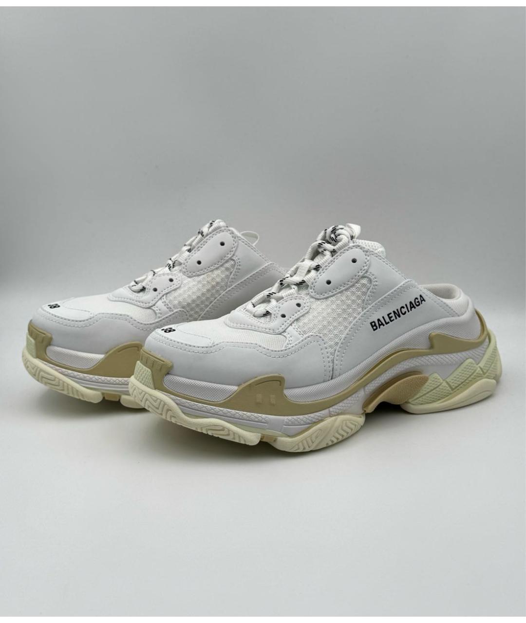 BALENCIAGA Белые мюли, фото 2