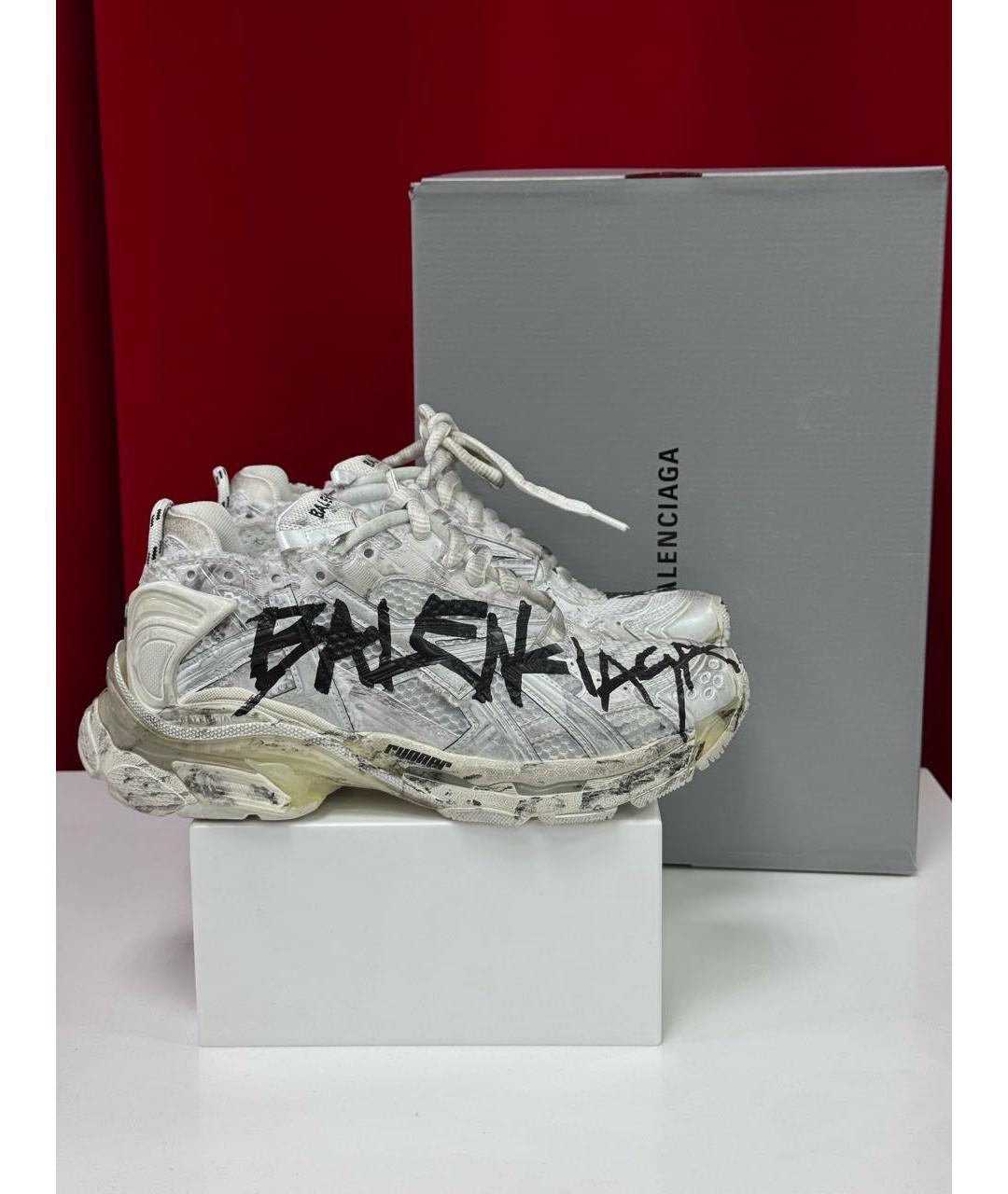 BALENCIAGA Серебряные кроссовки, фото 8