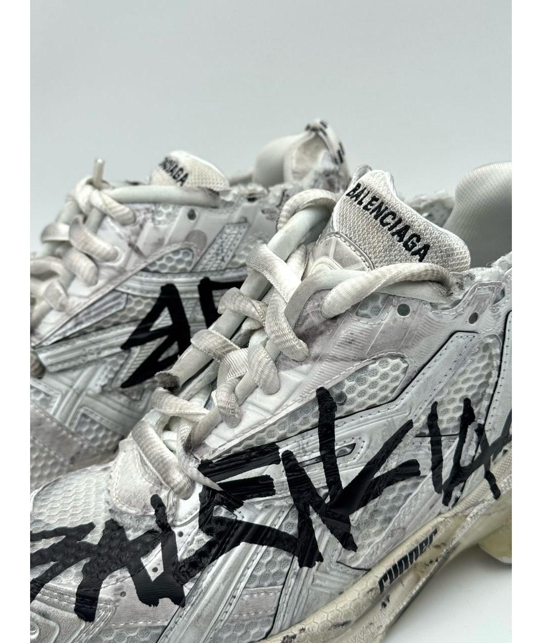 BALENCIAGA Серебряные кроссовки, фото 3