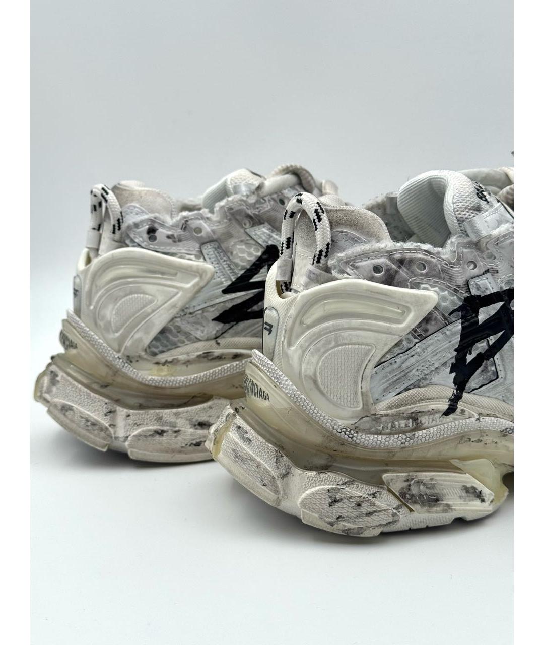 BALENCIAGA Серебряные кроссовки, фото 5