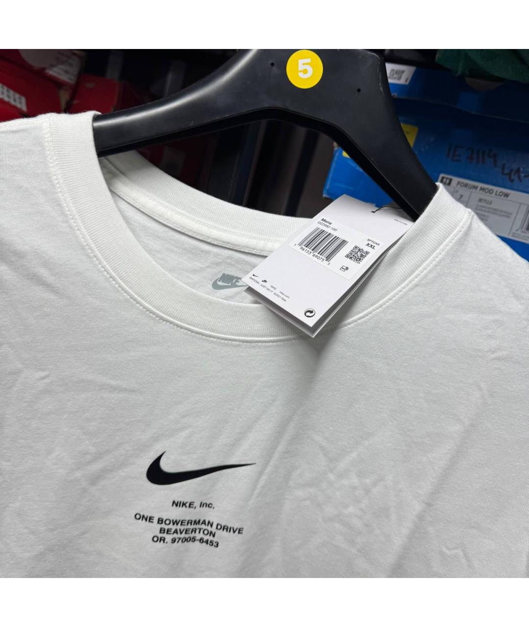 NIKE Белая футболка, фото 4