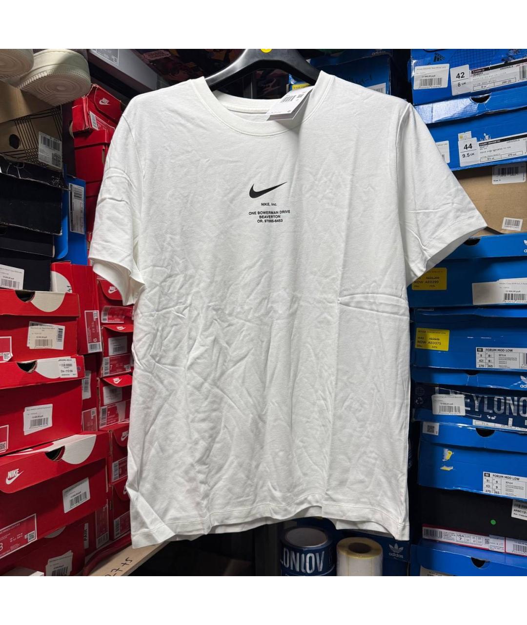 NIKE Белая футболка, фото 2