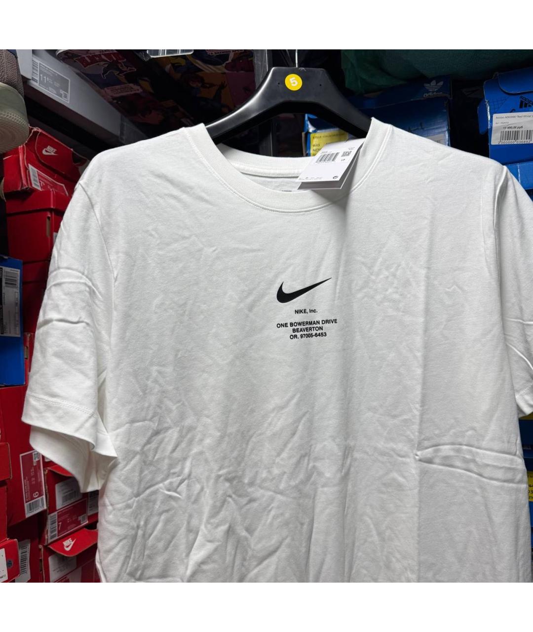 NIKE Белая футболка, фото 3