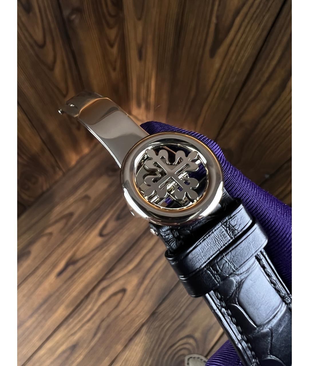 PATEK PHILIPPE Черные часы из белого золота, фото 6