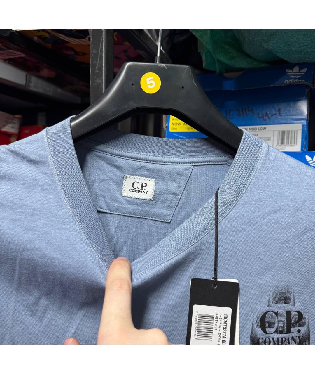 CP COMPANY Синяя футболка, фото 5