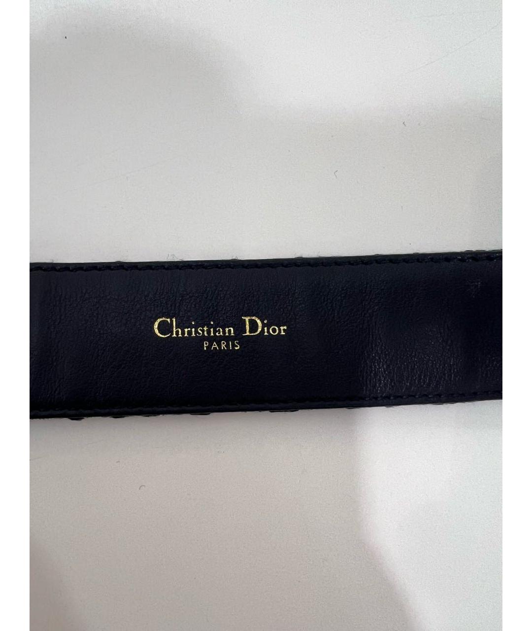 CHRISTIAN DIOR Синий ремень, фото 5
