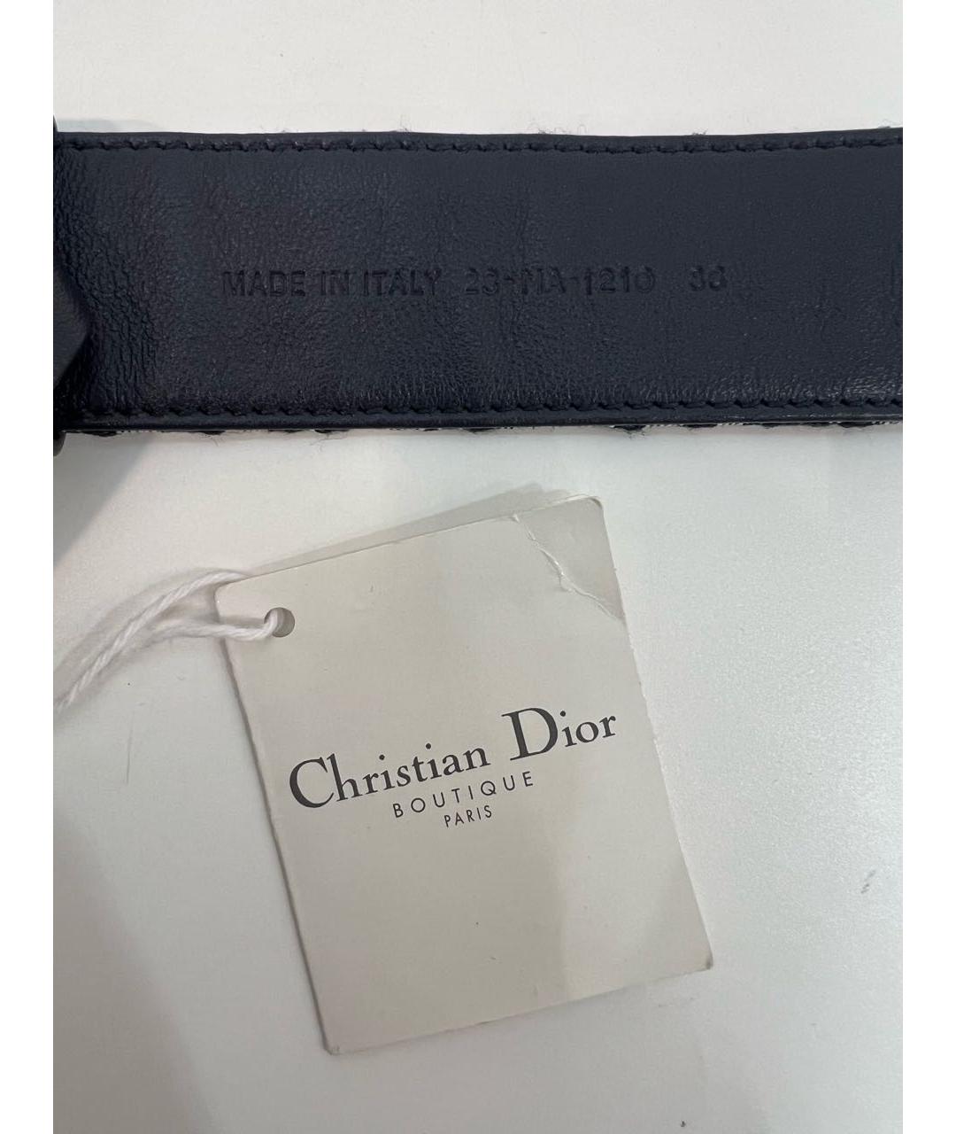 CHRISTIAN DIOR Синий ремень, фото 4