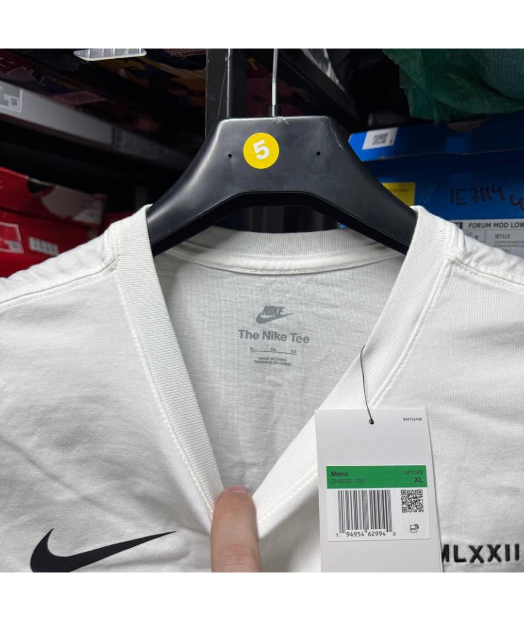NIKE Белая футболка, фото 6