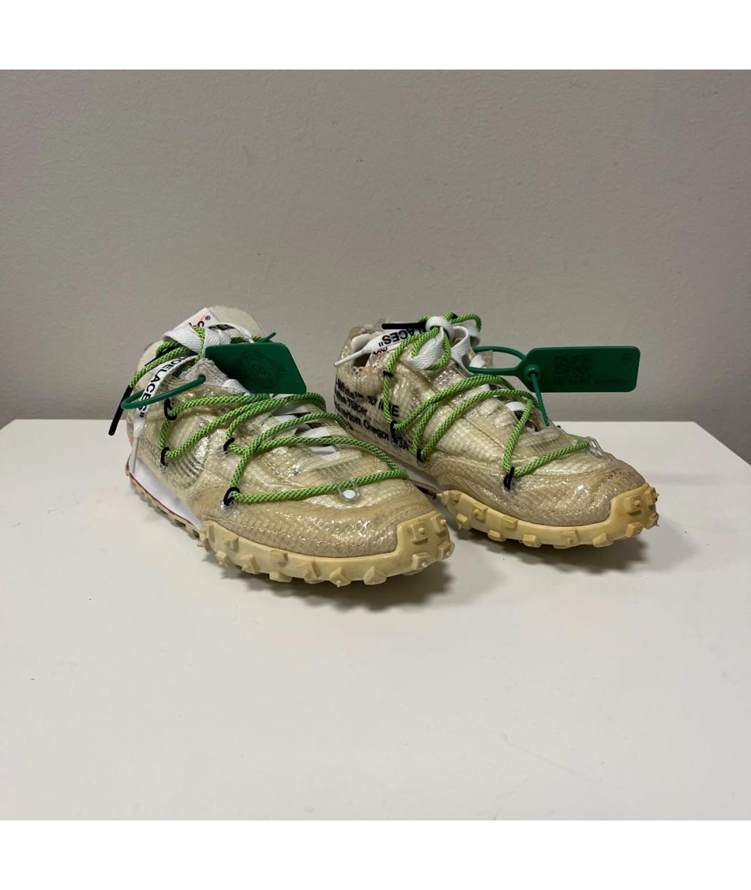 NIKE X OFF-WHITE Бежевые кроссовки, фото 2