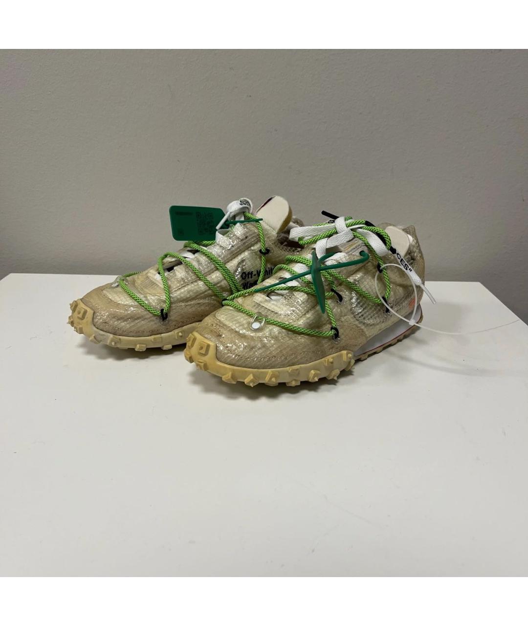 NIKE X OFF-WHITE Бежевые кроссовки, фото 7